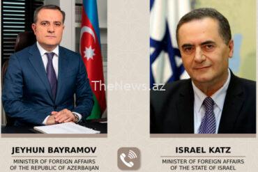 azerbaijani,-israeli-fms-discuss-co-op-prospects,-situation-in-gaza-|-2024-07-01-18:06:36-–-news.az