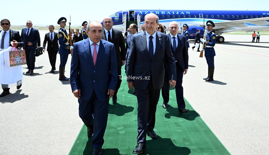 northern-cyprus’-president-arrives-in-azerbaijan’s-fuzuli-|-2024-07-05-14:04:33-–-news.az
