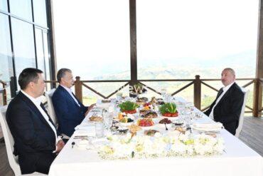 presidents-of-azerbaijan,-uzbekistan-and-kyrgyzstan-attend-informal-dinner-in-shusha-–-menafn.com