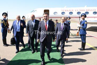 turkish-vice-president-arrives-on-visit-to-azerbaijan-–-azernews.az