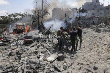 watch:-displaced-palestinians-make-their-way-back-to-destroyed-tal-al-hawa